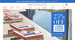 Desktop Screenshot of frontgate.com